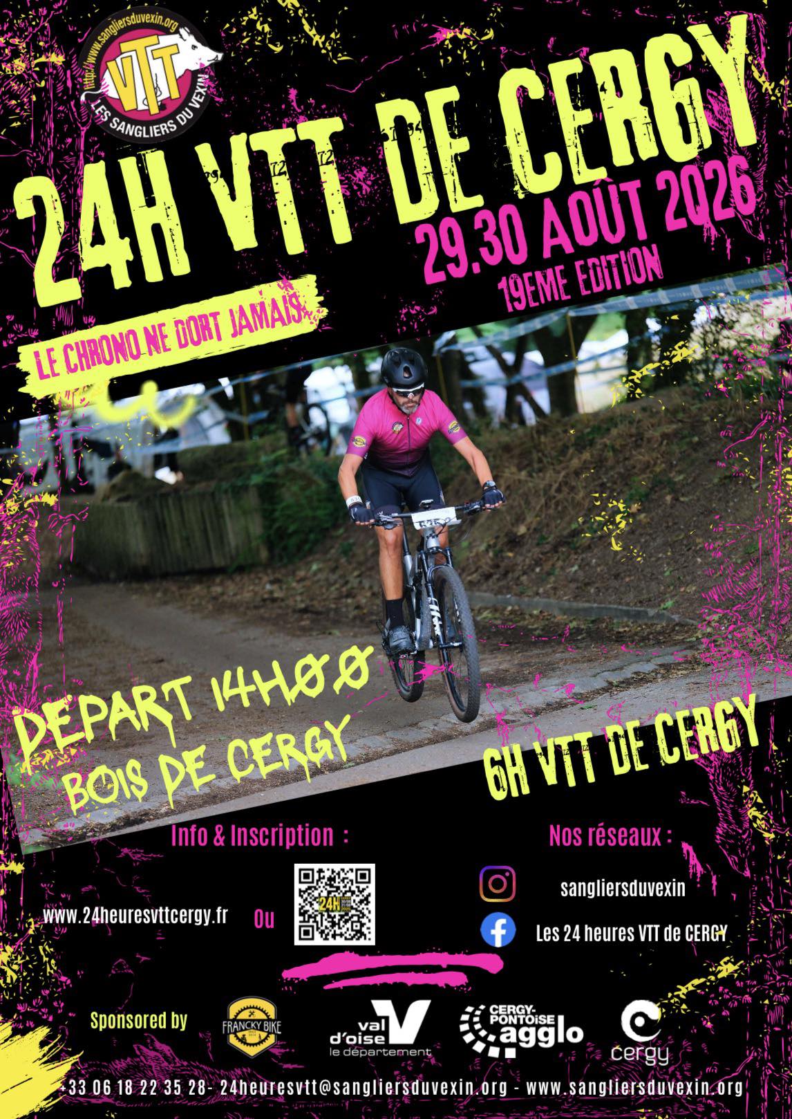 Flyer 24H VTT de CERGY