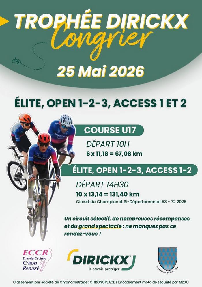 Flyer Trophée Dirickx