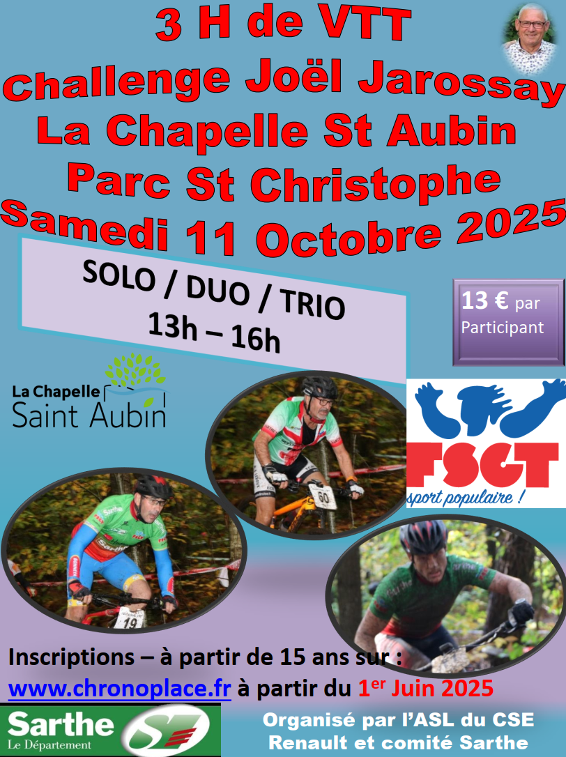 3h VTT de la Chapelle-Saint-Aubin