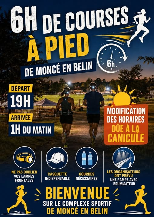 6h de Moncé en Belin