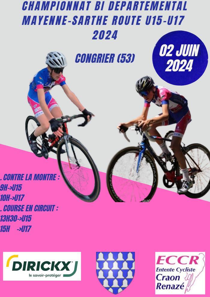 Championnat BI départemental Mayenne Sarthe route U15-U17