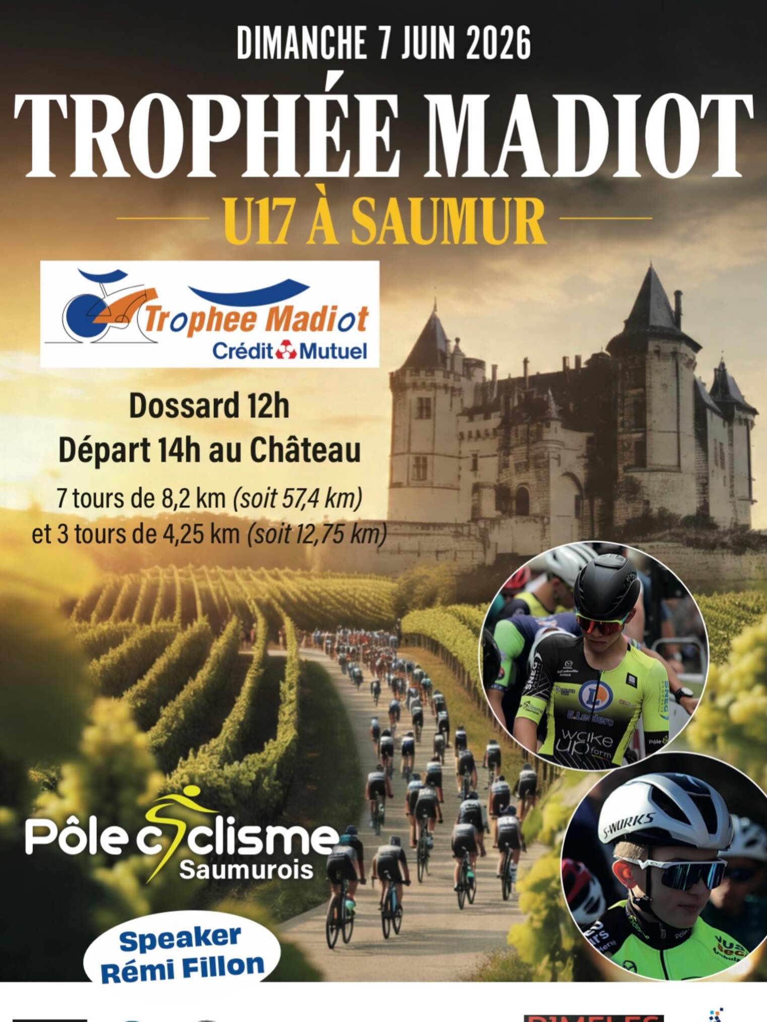 Flyer Trophée Madiot - Crédit Mutuel - à Saumur